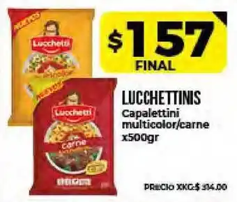 Supermayorista Vital Lucchettinis Capalettini Multicolor - Carne x 500gr oferta