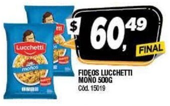 Supermercados Yaguar Fideos Lucchetti Mono 500g oferta