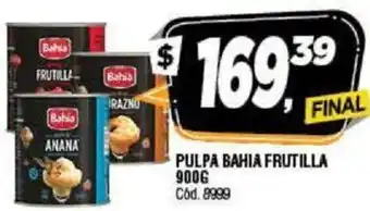 Supermercados Yaguar Pulpa Bahia Frutilla 900g oferta