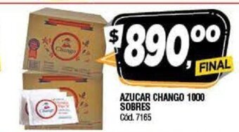 Supermercados Yaguar Azucar Chango 1000 Sobres oferta