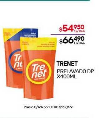 Nini Mayorista Trenet Prelavado Dp x 400ml oferta