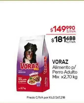 Nini Mayorista Voraz Alimento P- Perro Adulto Mix x 2,70kg oferta