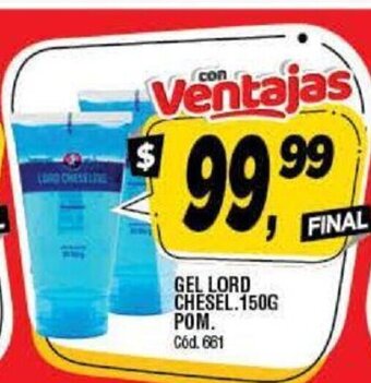 Supermercados Yaguar Gel Lord Chesel.150g POM. oferta
