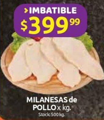 Cordiez Milanesas de Pollo oferta