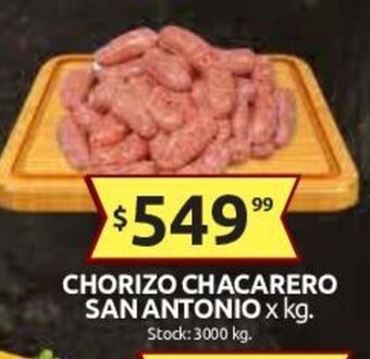 Cordiez Chorizo Chacarero San Antonio x kg oferta