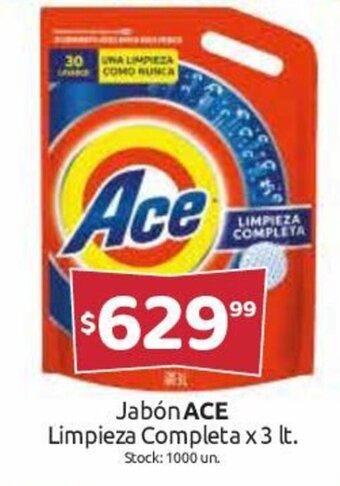Cordiez Ace Jabón Limpieza Completa x 3lt oferta