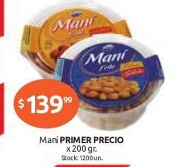 Cordiez Primer Precio Maní x 200gr oferta