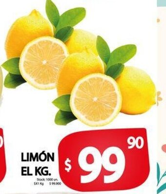 Supermercados Mariano Max Limón El Kg. oferta