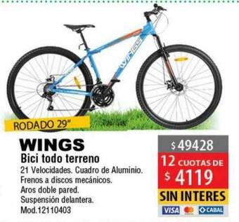 Casa Silvia Wings Bici Todo Terreno oferta