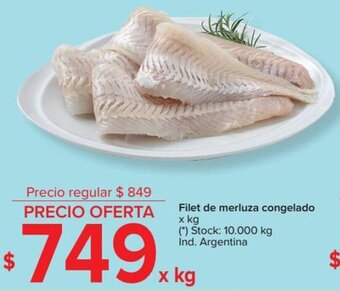 Carrefour Filet de merluza congelado x kg oferta