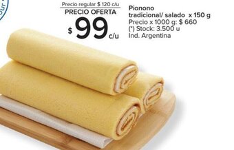 Carrefour Pionono Tradicional/Salado x 150 g oferta