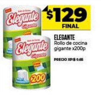 Supermayorista Vital Elegante Rollo de Cocina gigante x 200p oferta