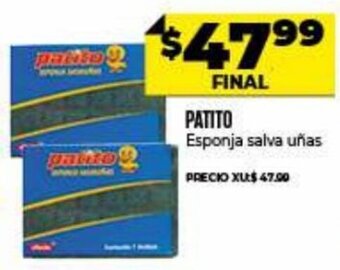 Supermayorista Vital Patito Esponja Salva Uñas oferta