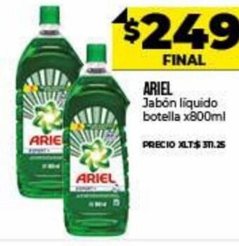 Supermayorista Vital Ariel Jabón Liquido botella x 800ml oferta