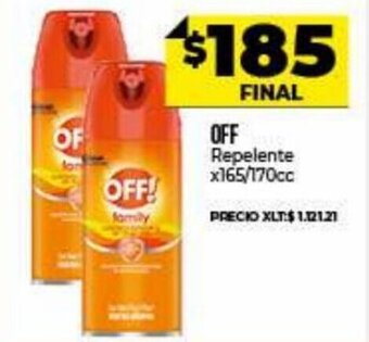 Supermayorista Vital Off Repelente x 165/170cc oferta