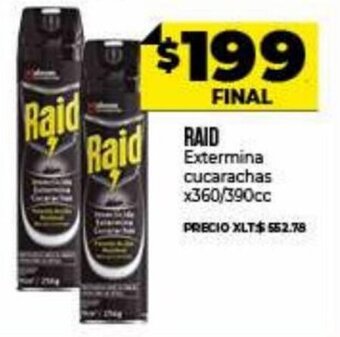 Supermayorista Vital Raid Extermina Cucarachas x 360/390cc oferta