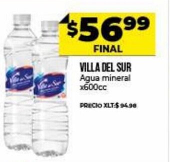 Supermayorista Vital Villa Del Sur Agua Mineral x 600cc oferta