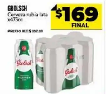 Supermayorista Vital Grolsch Cerveza Rubia Lata x 473cc oferta