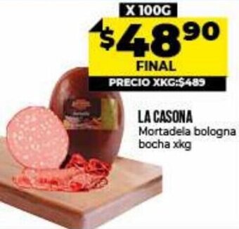 Supermayorista Vital La Casona Mortadela Bologna Bocha x 100 g oferta