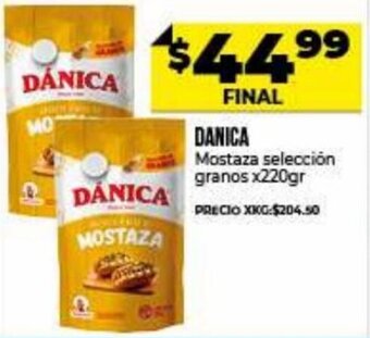 Supermayorista Vital Danica Mostaza Selección Granos x 220 gr oferta
