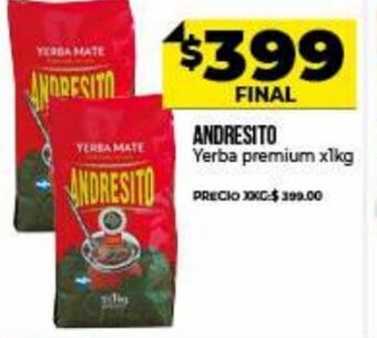 Supermayorista Vital Andresito Yerba Premium x 1 kg oferta