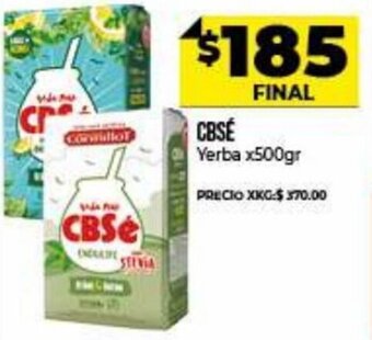 Supermayorista Vital CBSé Yerba x 500 gr oferta