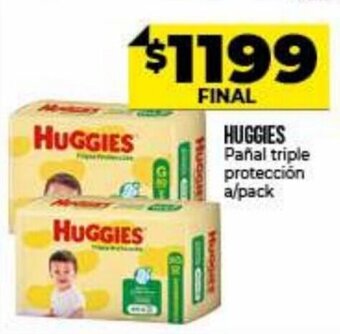 Supermayorista Vital Huggies Pañal Triple Protección a/pack oferta