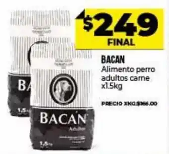 Supermayorista Vital Bacan Alimento Perro Adultos Carne x 1.5 kg oferta