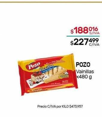 Nini Mayorista Pozo Vainillas oferta