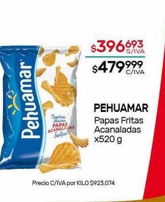 Nini Mayorista Pehuamar Papas Fritas Acanaladas oferta