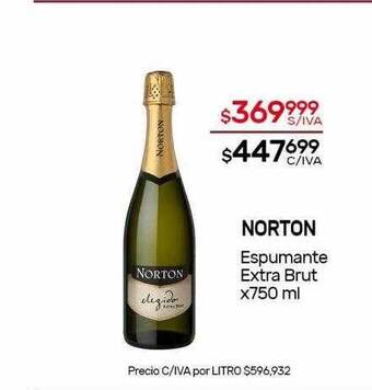 Nini Mayorista Norton Espumante Extra Brut oferta