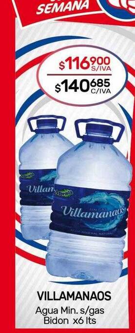 Nini Mayorista Villamanaos Agua Min S Gas oferta