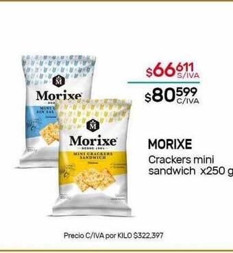 Nini Mayorista Morixe Crackers Mini Sandwich oferta
