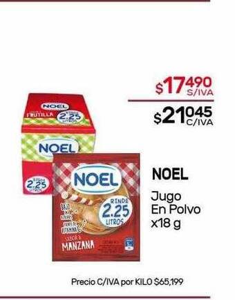 Nini Mayorista Noel Jugo En Polvo oferta