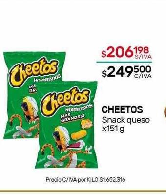 Nini Mayorista Cheetos Snack Queso oferta