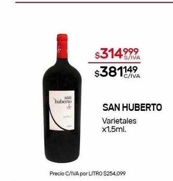Nini Mayorista San Huberto Varietales oferta
