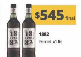 Nini Mayorista 1882 Fernet oferta