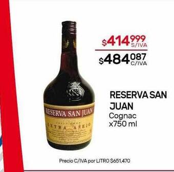 Nini Mayorista Reserva San Juan Cognac oferta