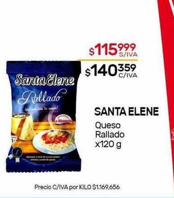 Nini Mayorista Santa Elene Queso Rallado oferta