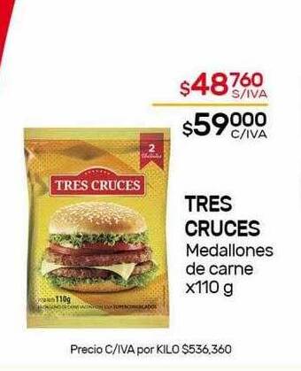 Nini Mayorista Tres Cruces Medallones De Carne oferta