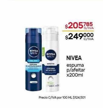Nini Mayorista Nivea Espuma P Afeitar oferta