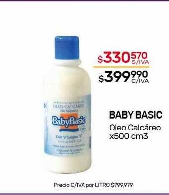 Nini Mayorista Baby Basic Oleo Calcáreo oferta