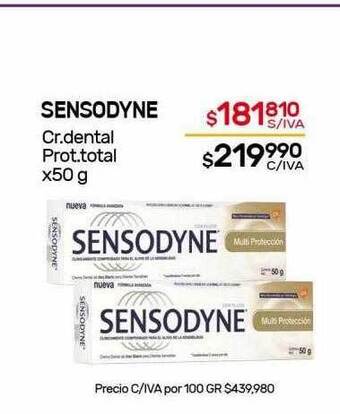 Nini Mayorista Sensodyne Cr Dental Prot Total oferta