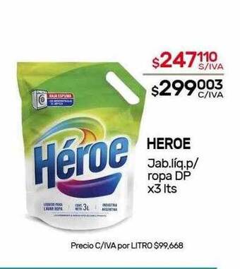 Nini Mayorista Heroe Jab Líq P Ropa Dp oferta