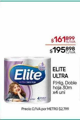 Nini Mayorista Elite Ultra P Hig Doble Hoja oferta