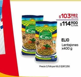 Nini Mayorista Elio Lentejones oferta