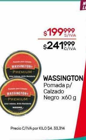 Nini Mayorista Wassington Pomada P Calzado Negro oferta