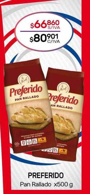 Nini Mayorista Preferido Pan Rallado oferta