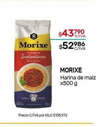Nini Mayorista Morixe Harina De Maiz oferta