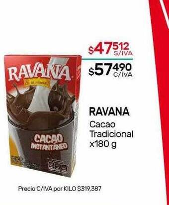 Nini Mayorista Ravana Cacao Tradicional oferta